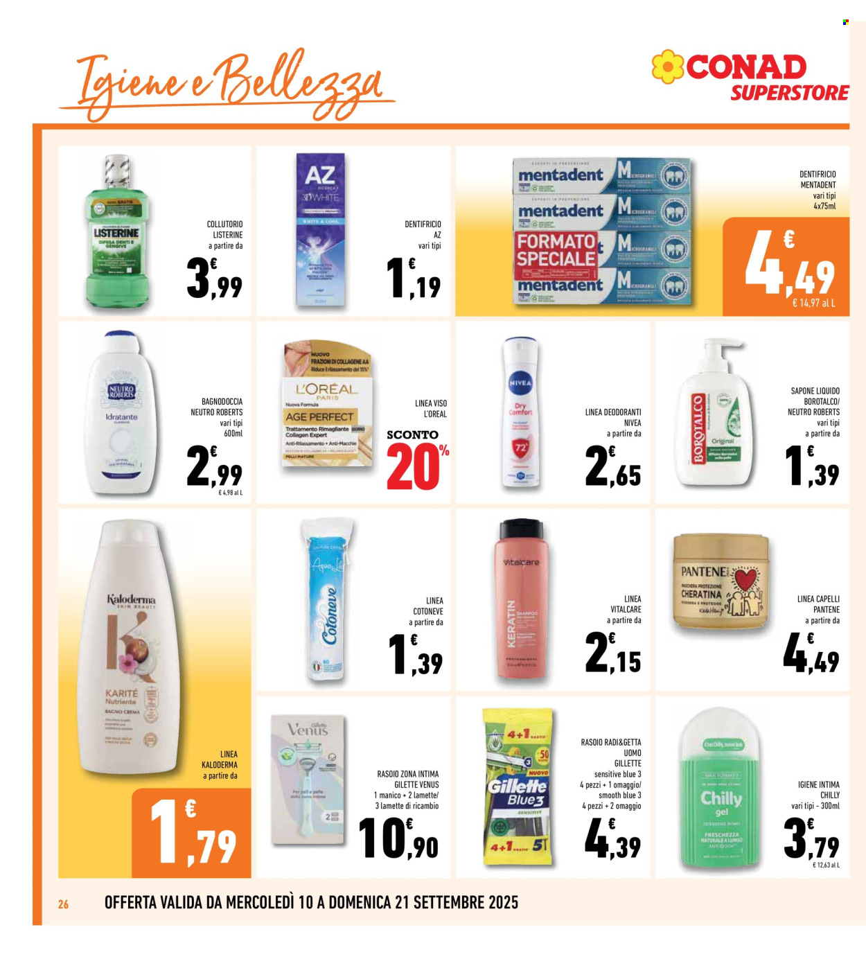 Volantino Conad Superstore - 10/9/2025 - 21/9/2025. Pagina 26