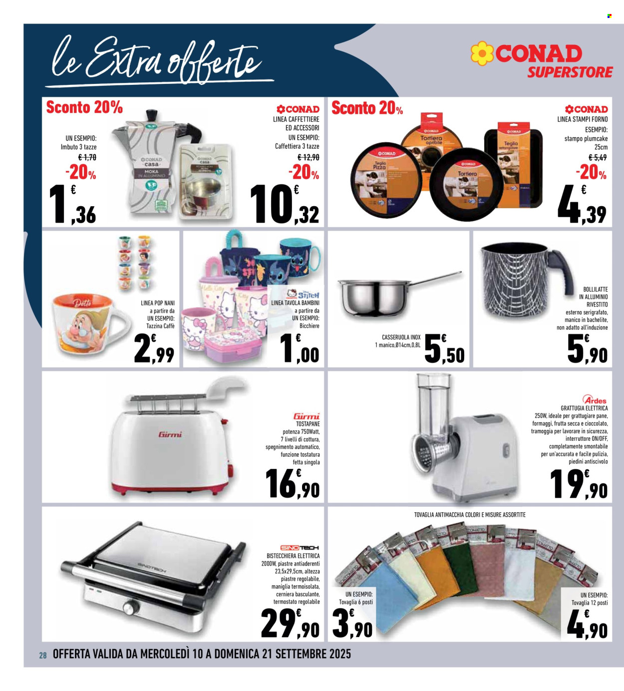 Volantino Conad Superstore - 10/9/2025 - 21/9/2025. Pagina 28
