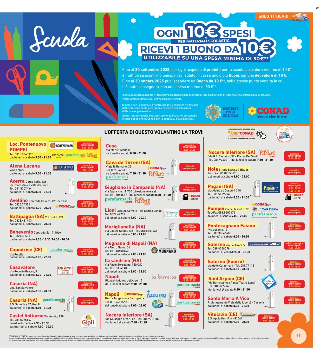 Volantino Conad Superstore - 10/9/2025 - 21/9/2025. Pagina 31