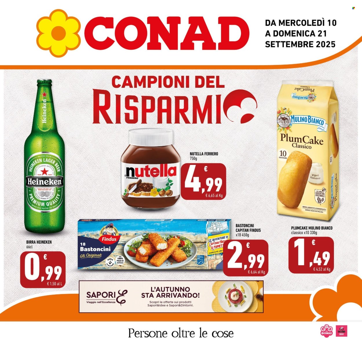 Volantino Conad - 10/9/2025 - 21/9/2025. Pagina 1