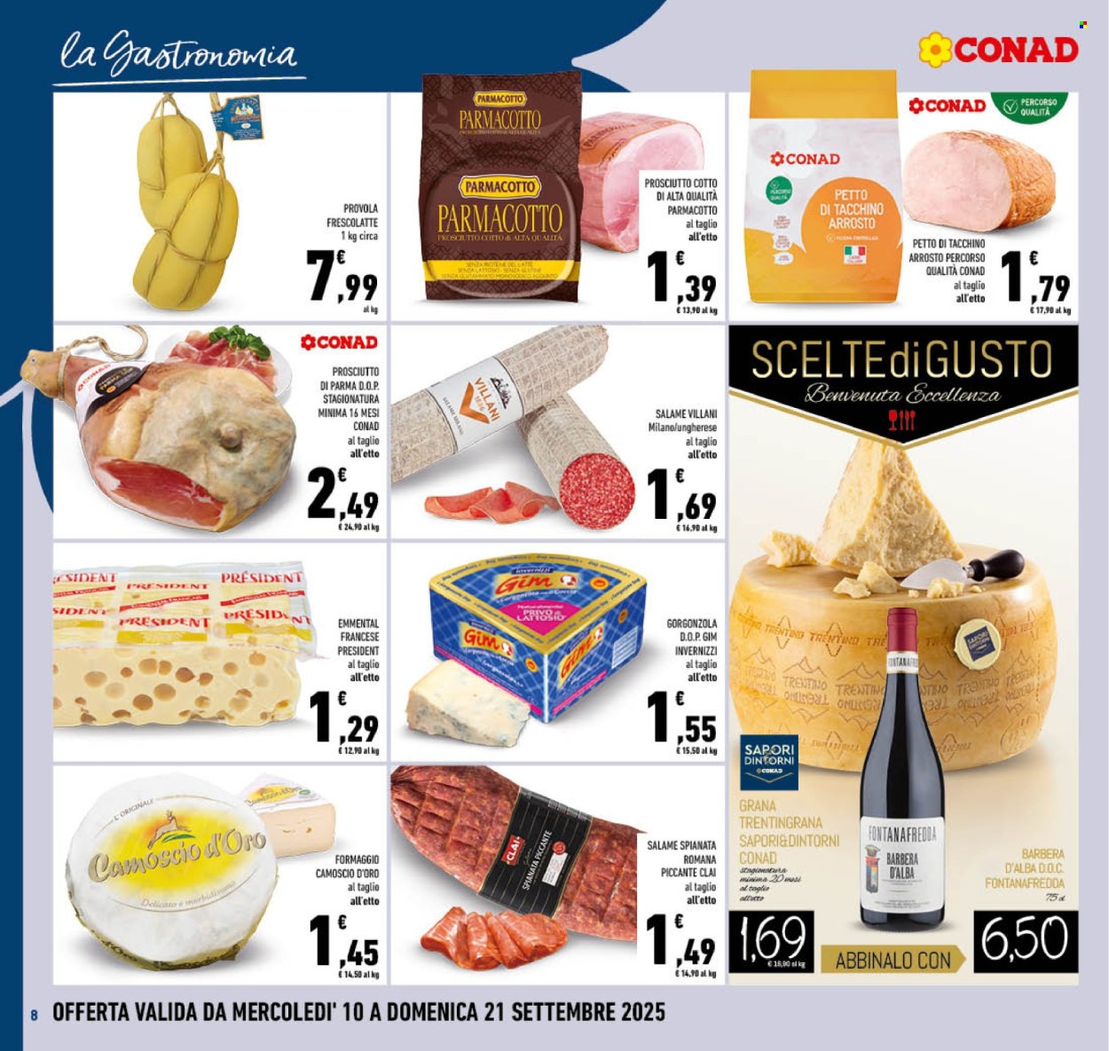 Volantino Conad - 10/9/2025 - 21/9/2025. Pagina 8