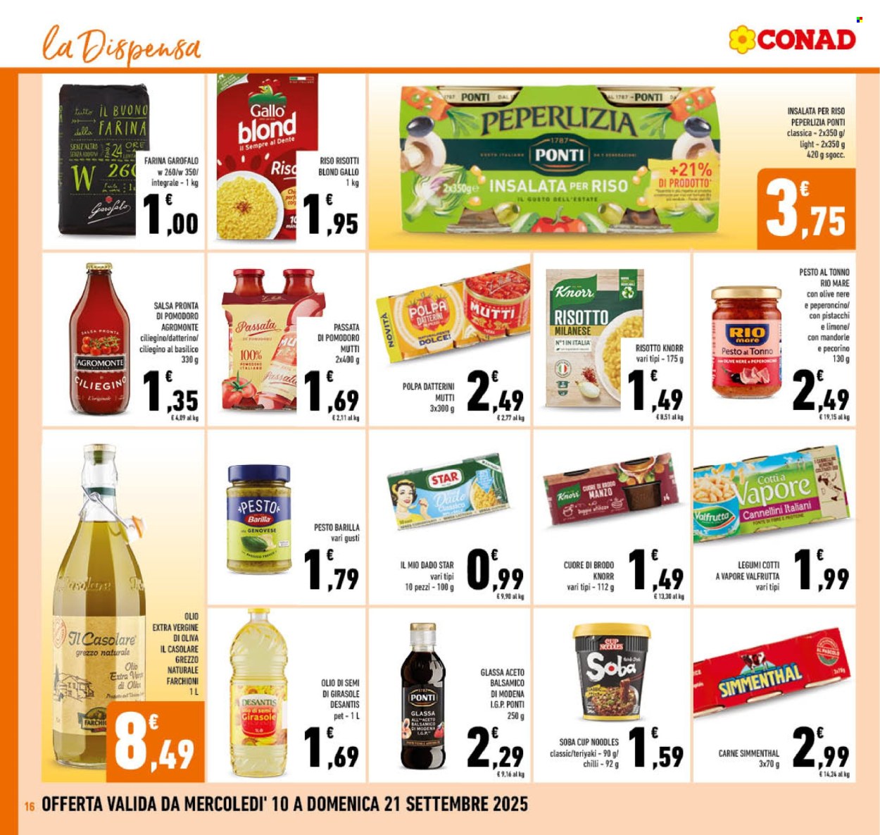 Volantino Conad - 10/9/2025 - 21/9/2025. Pagina 16