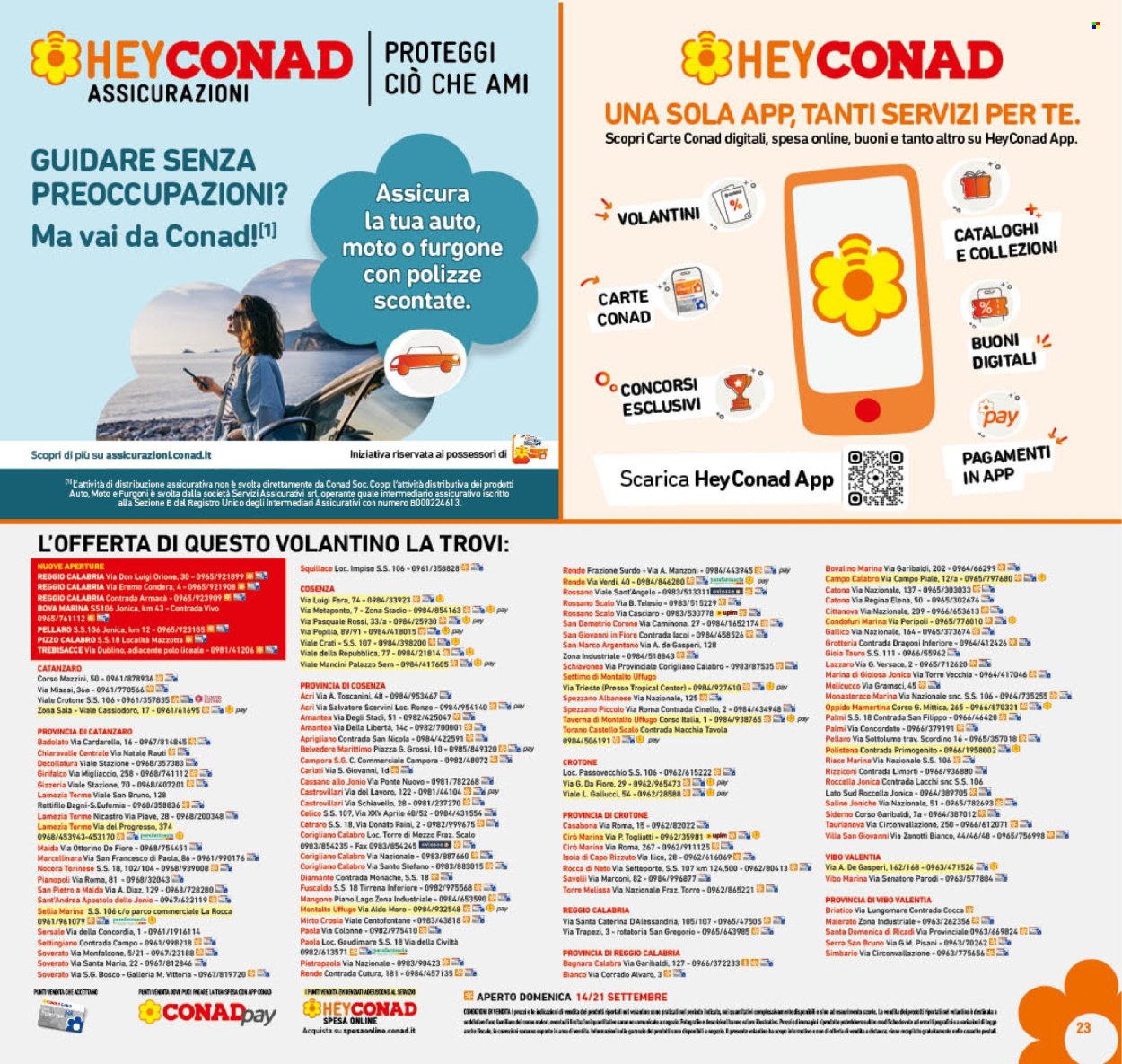 Volantino Conad - 10/9/2025 - 21/9/2025. Pagina 23