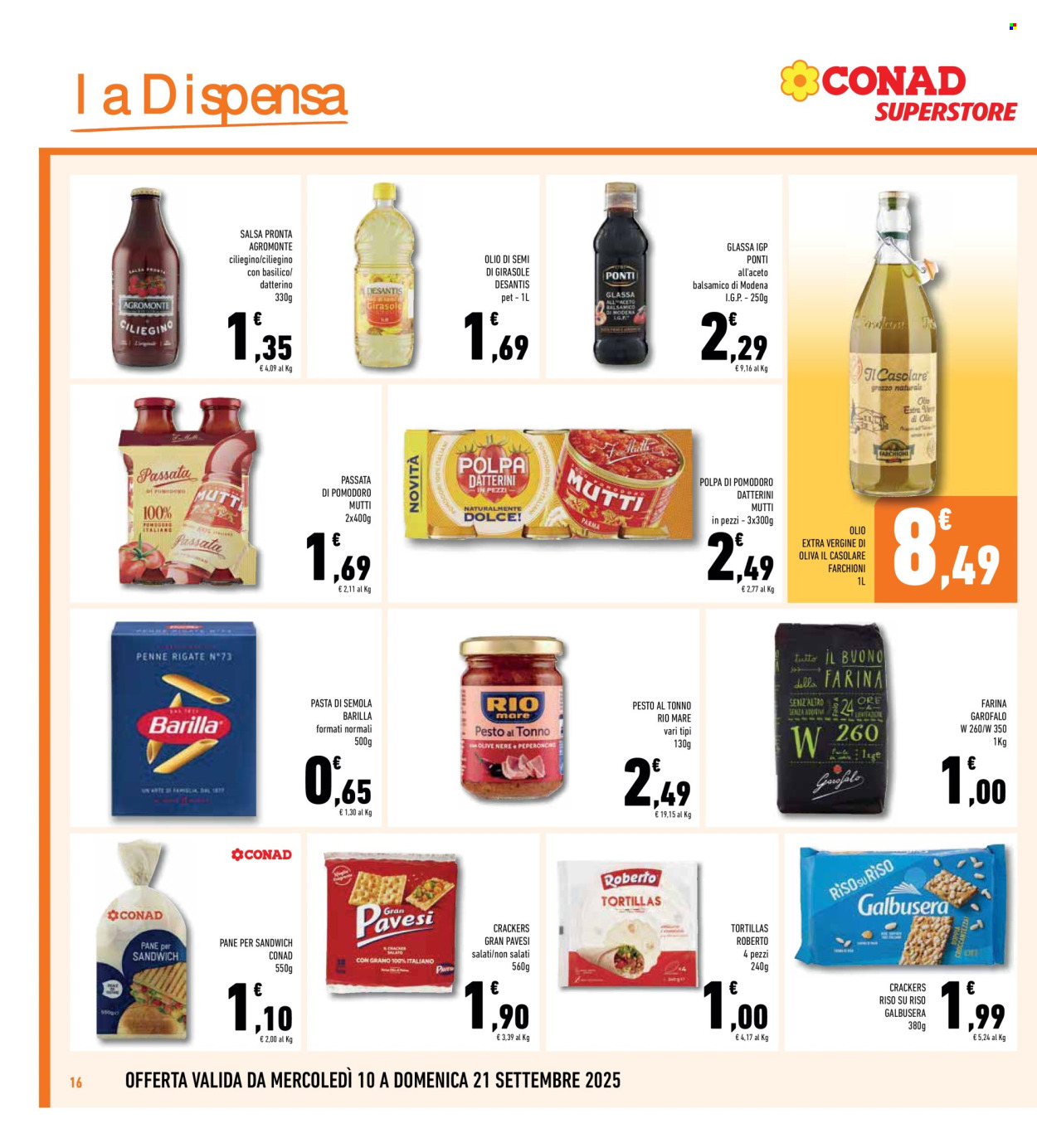 Volantino Conad Superstore - 10/9/2025 - 21/9/2025. Pagina 16