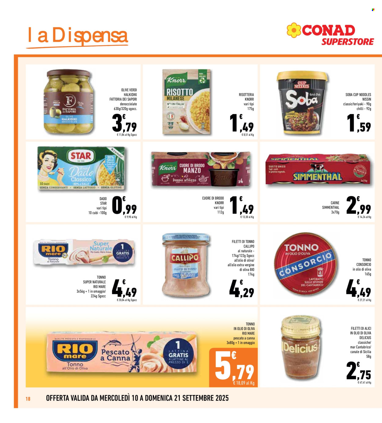 Volantino Conad Superstore - 10/9/2025 - 21/9/2025. Pagina 18