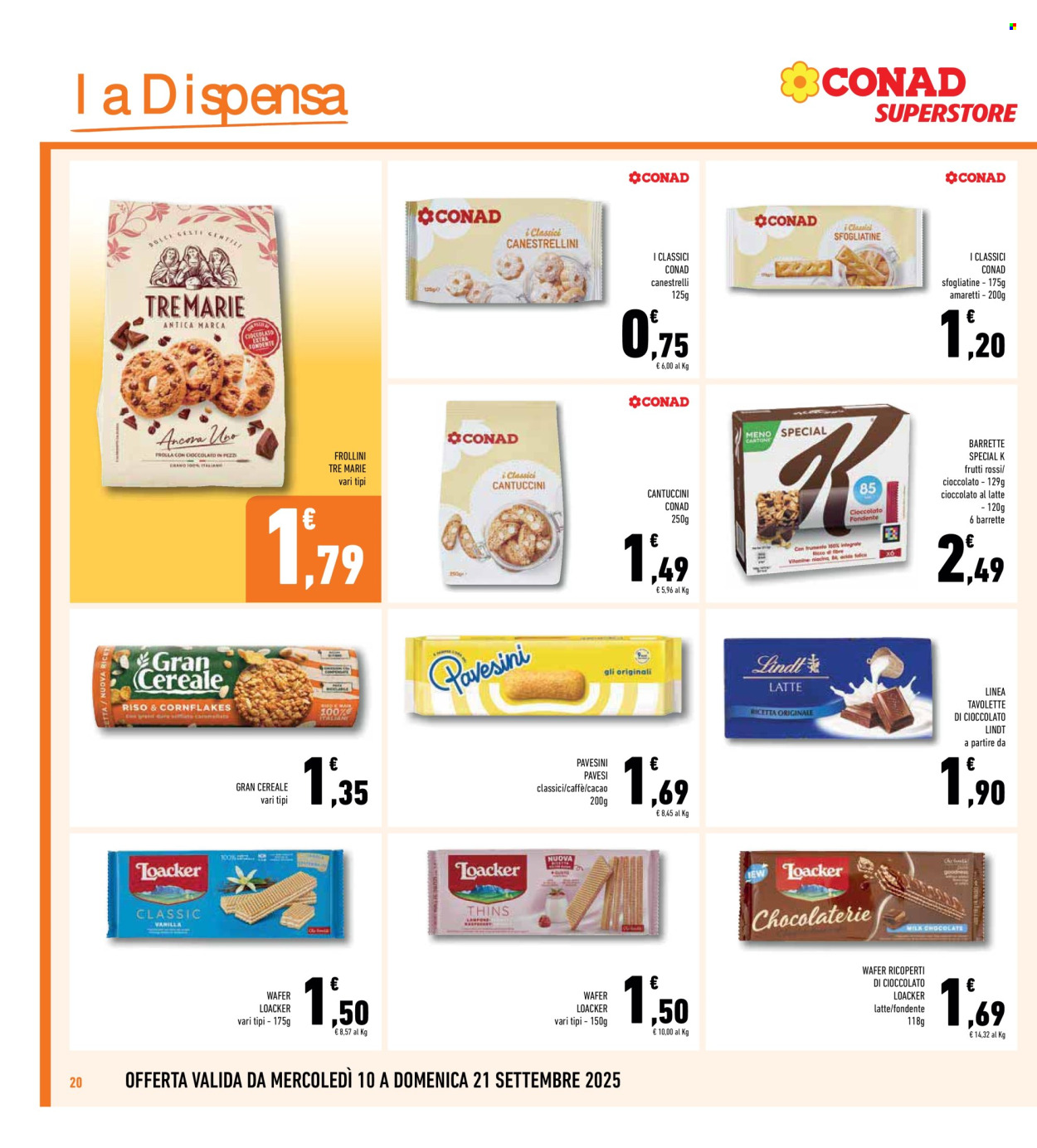 Volantino Conad Superstore - 10/9/2025 - 21/9/2025. Pagina 20