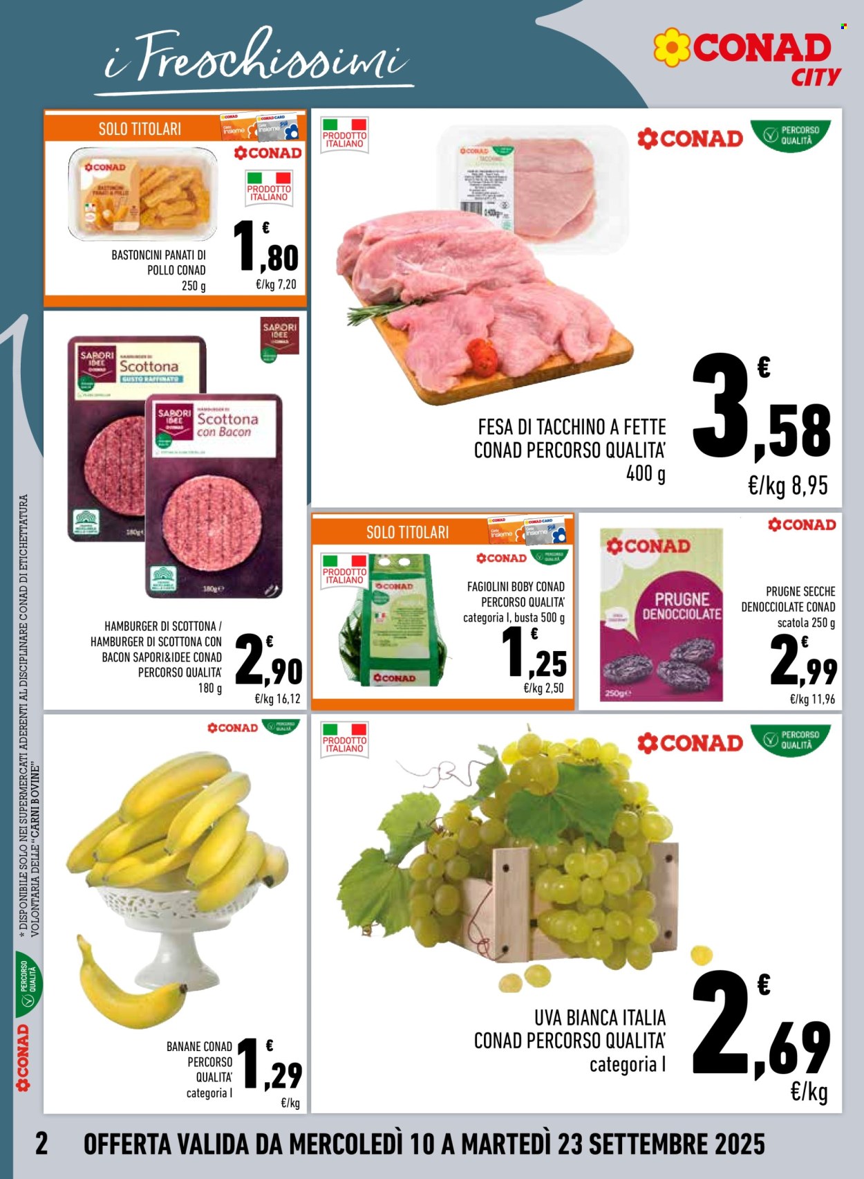 Volantino Conad - 10/9/2025 - 23/9/2025. Pagina 2