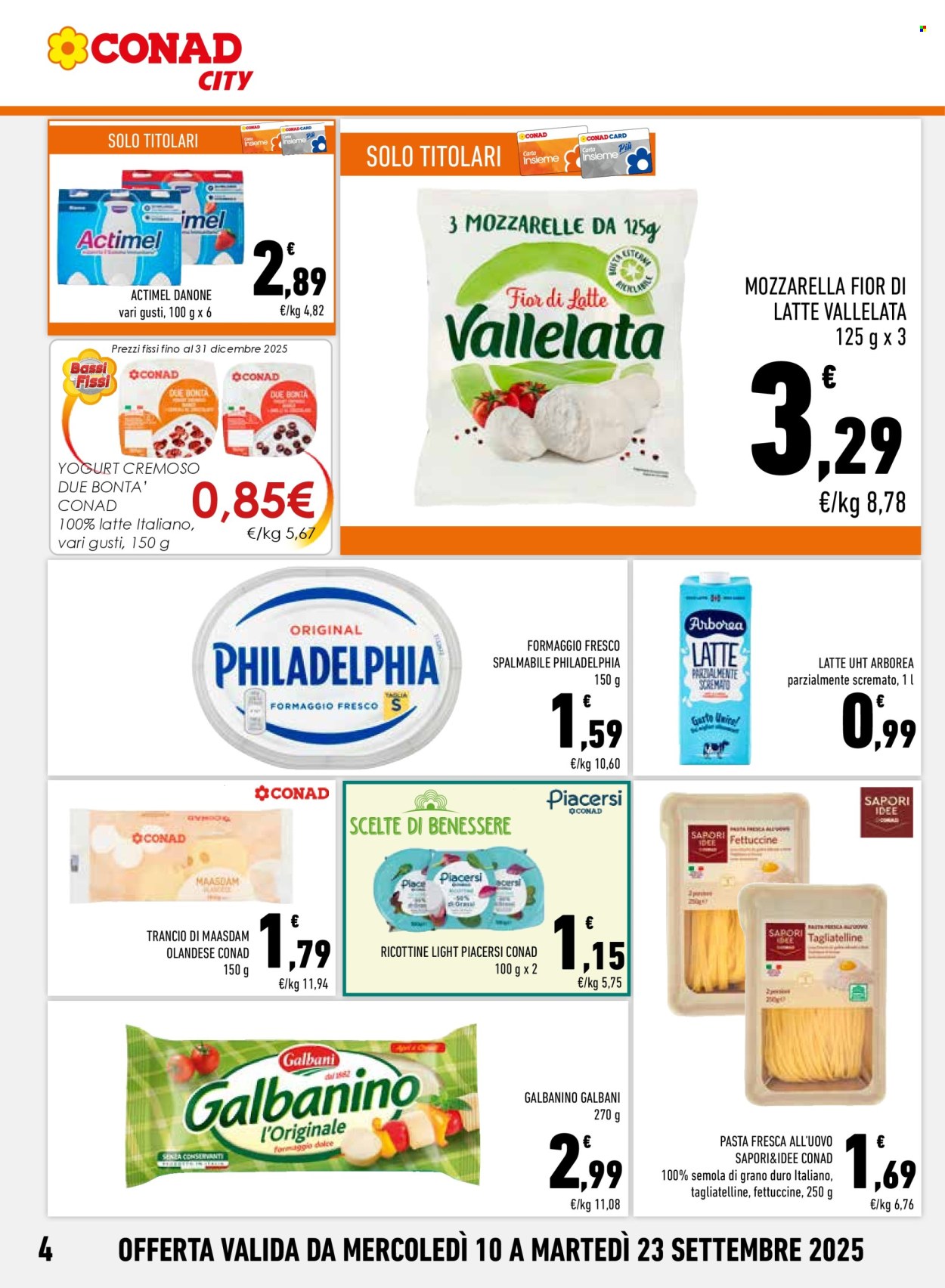 Volantino Conad - 10/9/2025 - 23/9/2025. Pagina 4