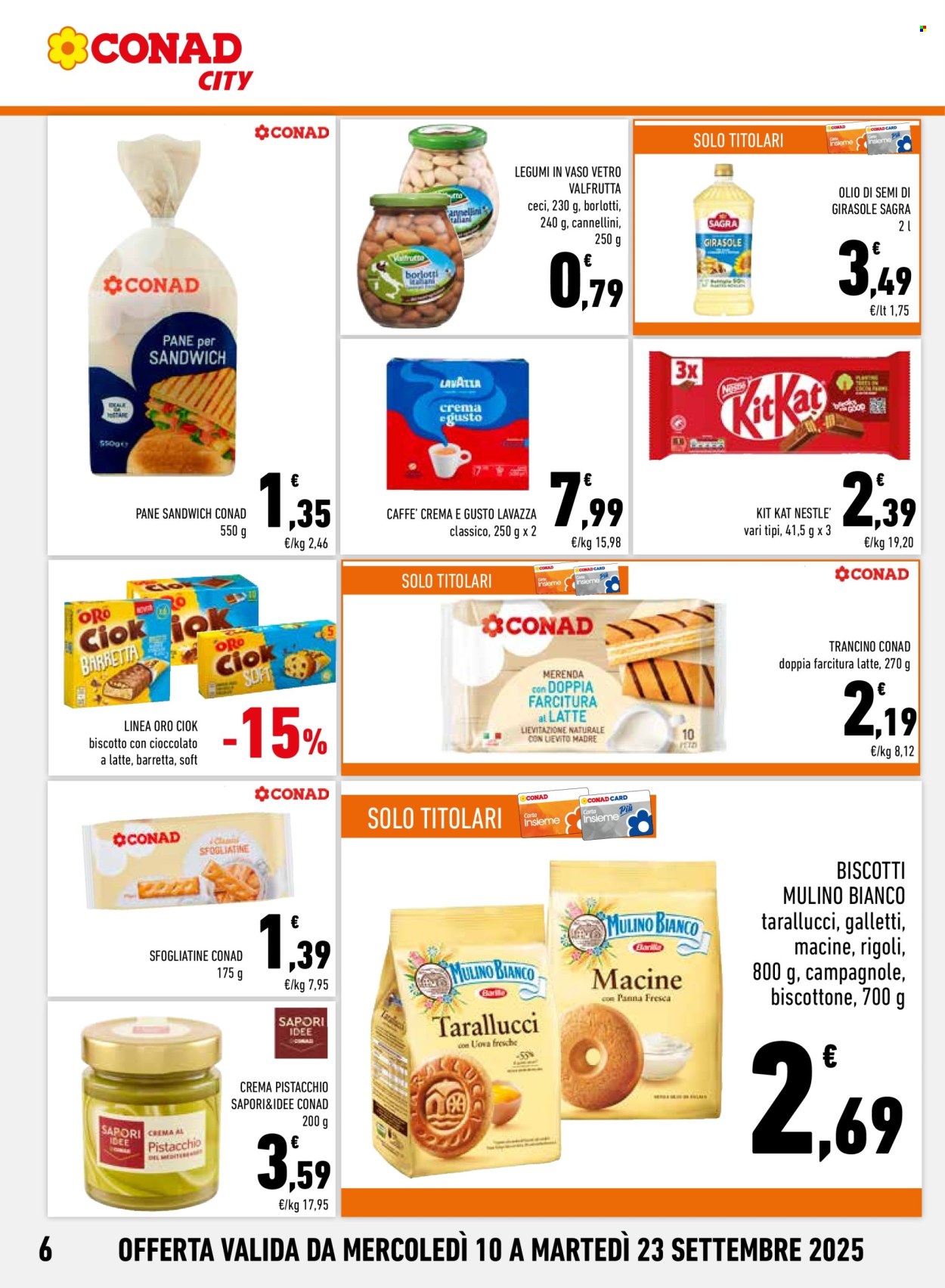 Volantino Conad - 10/9/2025 - 23/9/2025. Pagina 6