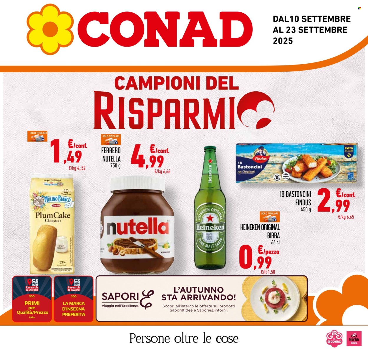 Volantino Conad - 10/9/2025 - 23/9/2025. Pagina 1