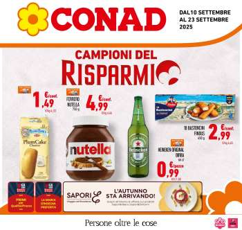 Volantino Conad - 10/9/2025 - 23/9/2025.
