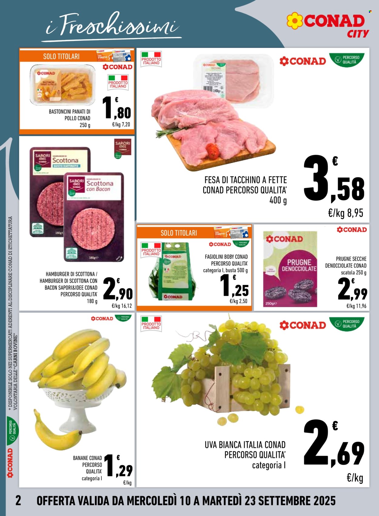 Volantino Conad City - 10/9/2025 - 23/9/2025. Pagina 2