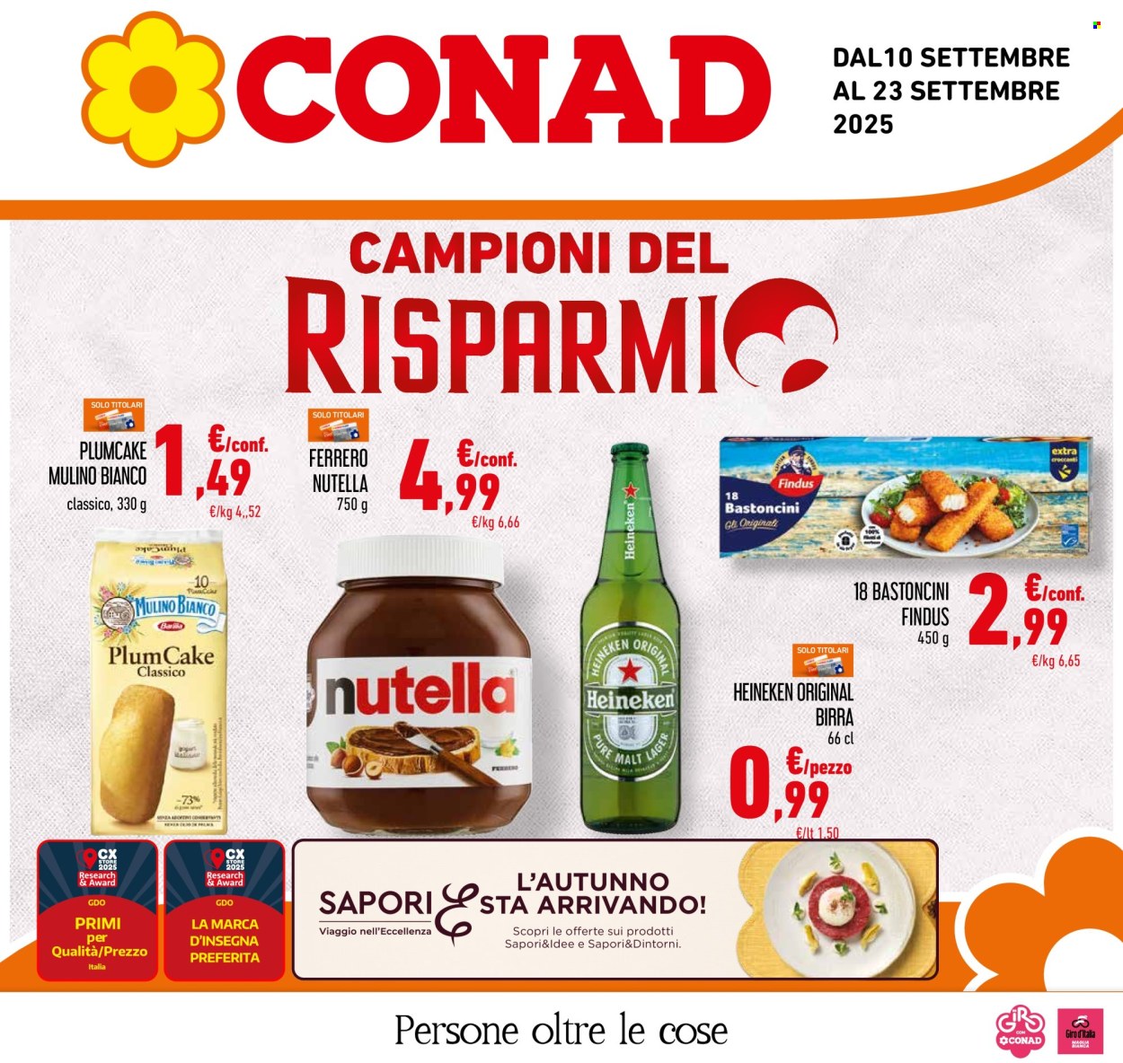 Volantino Conad - 10/9/2025 - 23/9/2025. Pagina 1