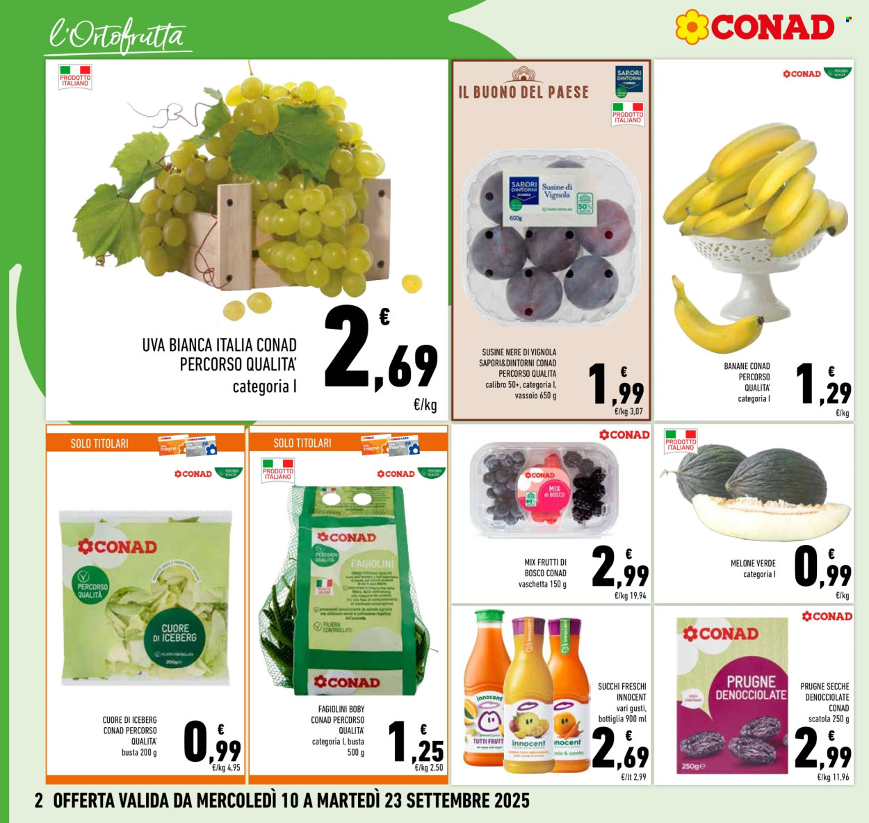 Volantino Conad - 10/9/2025 - 23/9/2025. Pagina 2