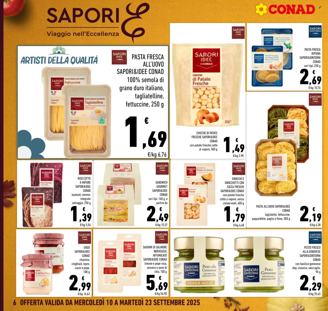 Volantino Conad - 10/9/2025 - 23/9/2025. Pagina 6