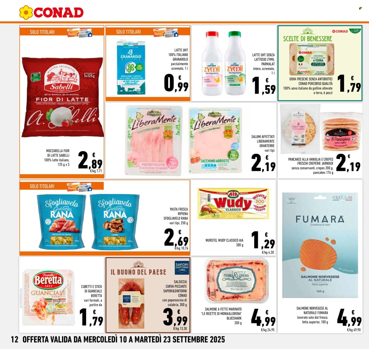 Volantino Conad - 10/9/2025 - 23/9/2025. Pagina 12