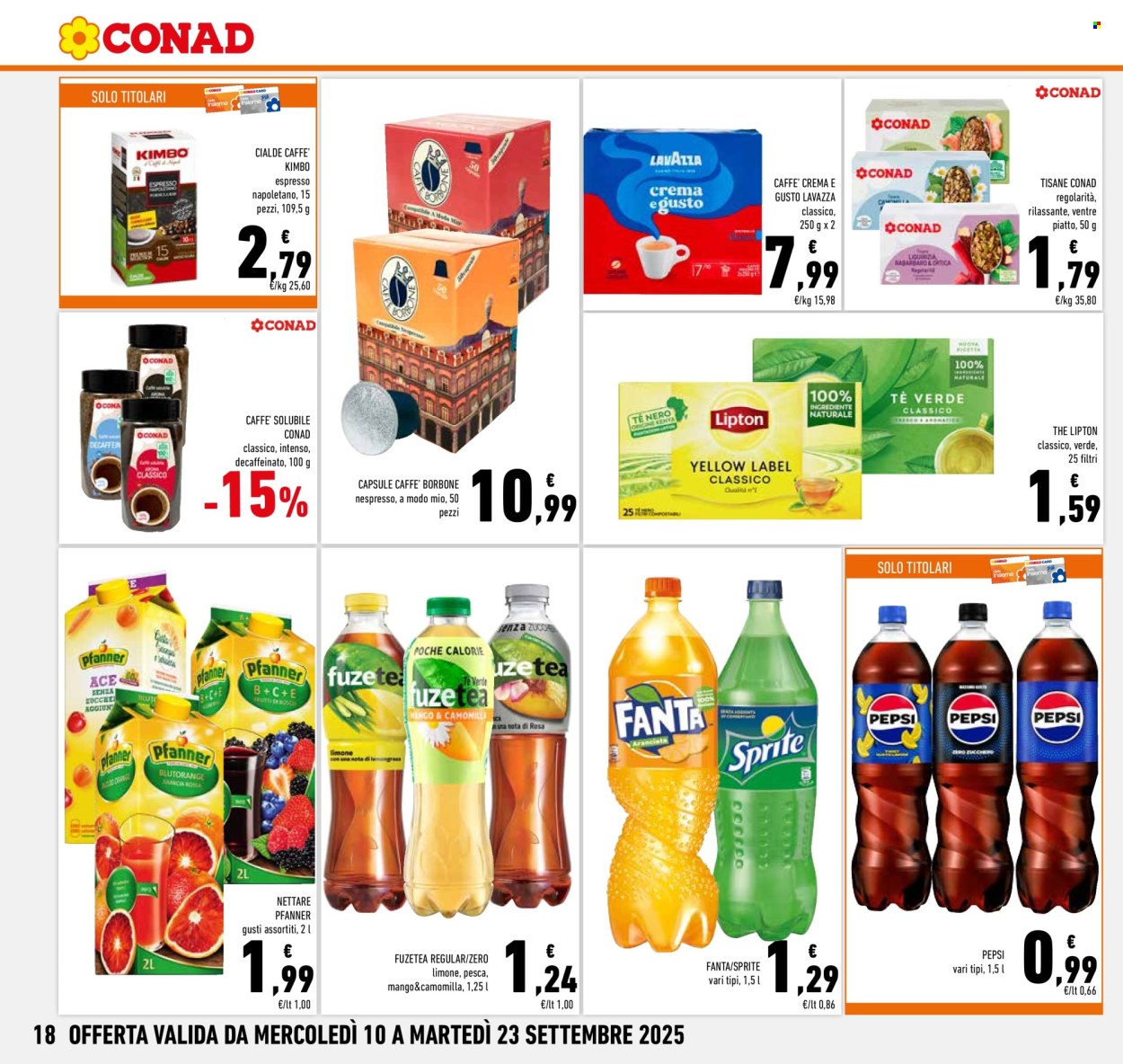 Volantino Conad - 10/9/2025 - 23/9/2025. Pagina 18