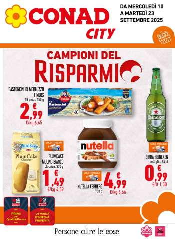 Volantino Conad City - 10/9/2025 - 23/9/2025.