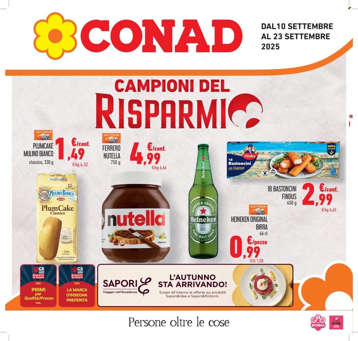 Volantino Conad - 10/9/2025 - 23/9/2025. Pagina 1