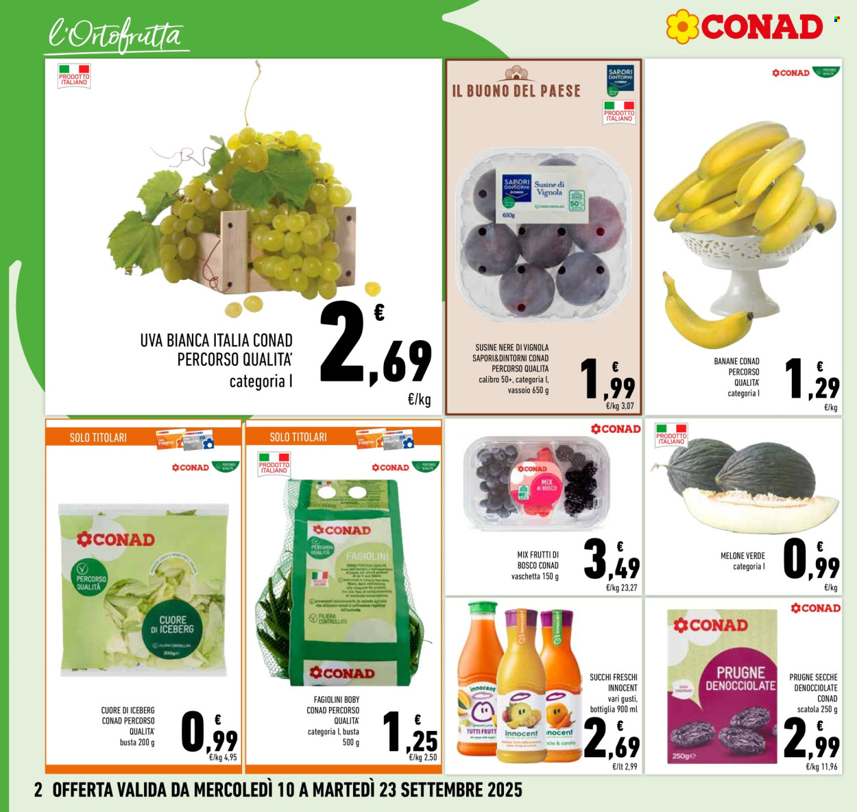 Volantino Conad - 10/9/2025 - 23/9/2025. Pagina 2