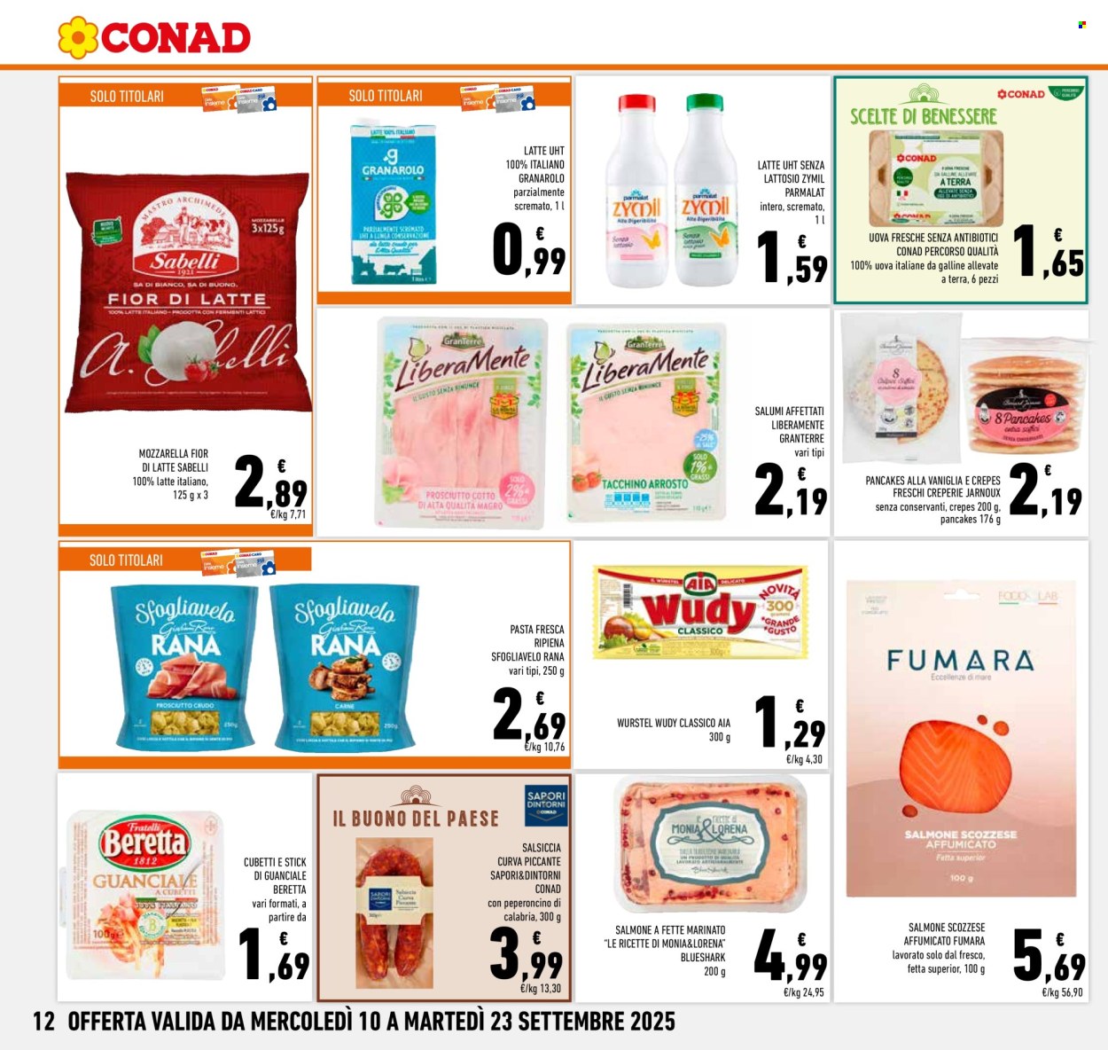 Volantino Conad - 10/9/2025 - 23/9/2025. Pagina 12