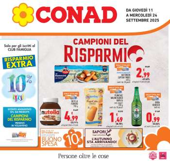 Volantino Conad - 11/9/2025 - 24/9/2025.