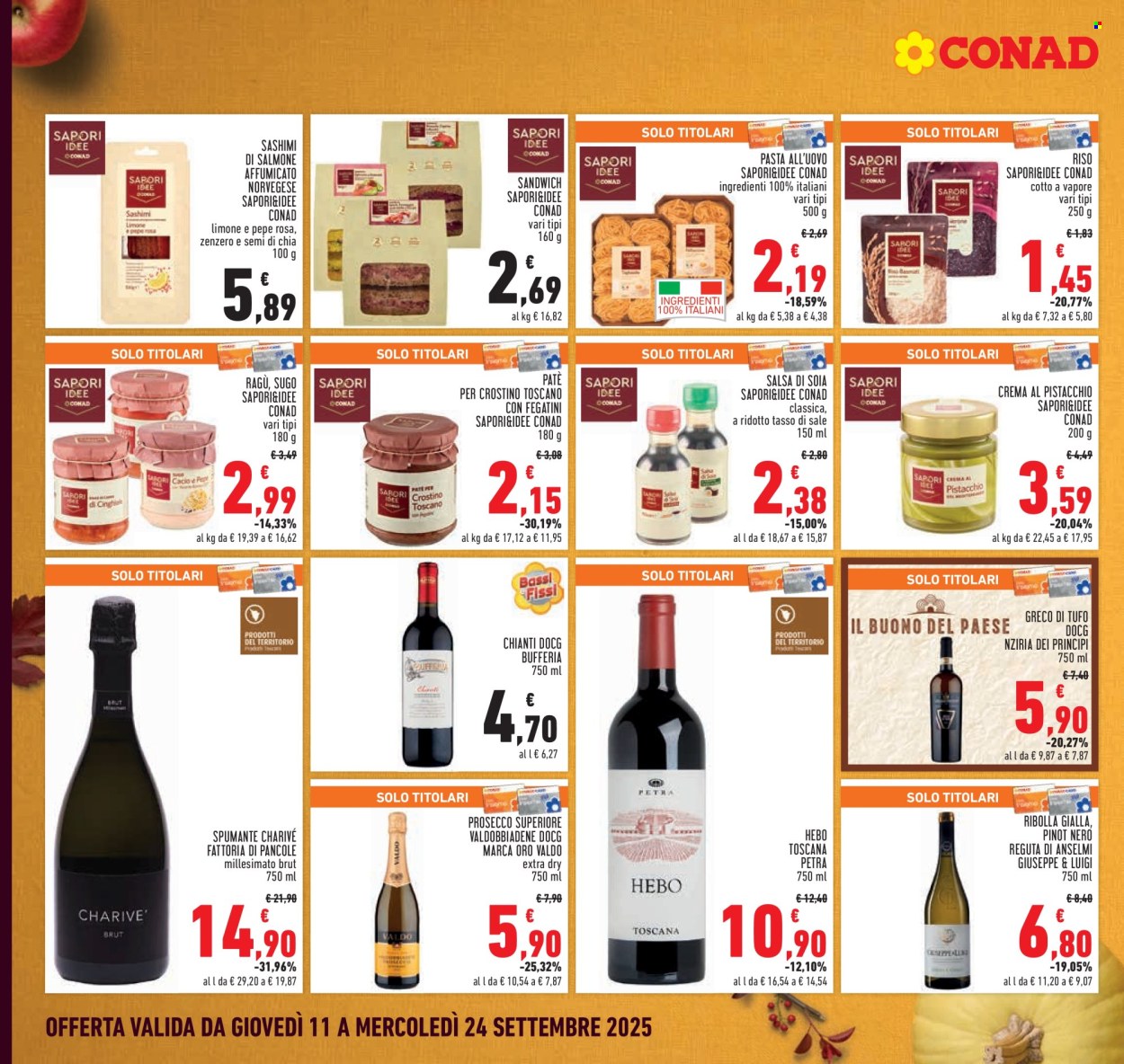 Volantino Conad - 11/9/2025 - 24/9/2025. Pagina 12