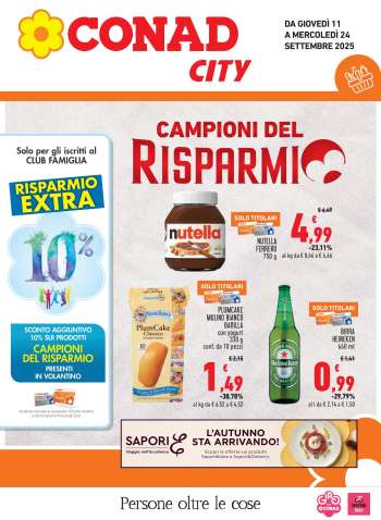 Volantino Conad - 11/9/2025 - 24/9/2025.