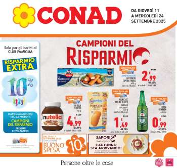Volantino Conad - 11/9/2025 - 24/9/2025.