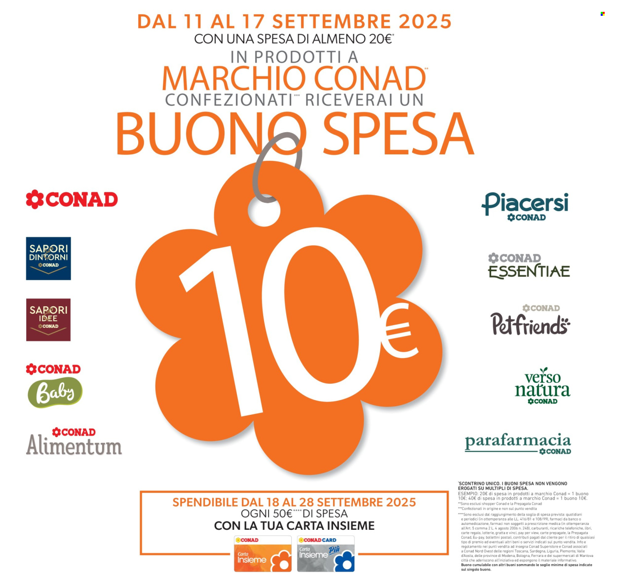 Volantino Conad - 11/9/2025 - 24/9/2025. Pagina 2