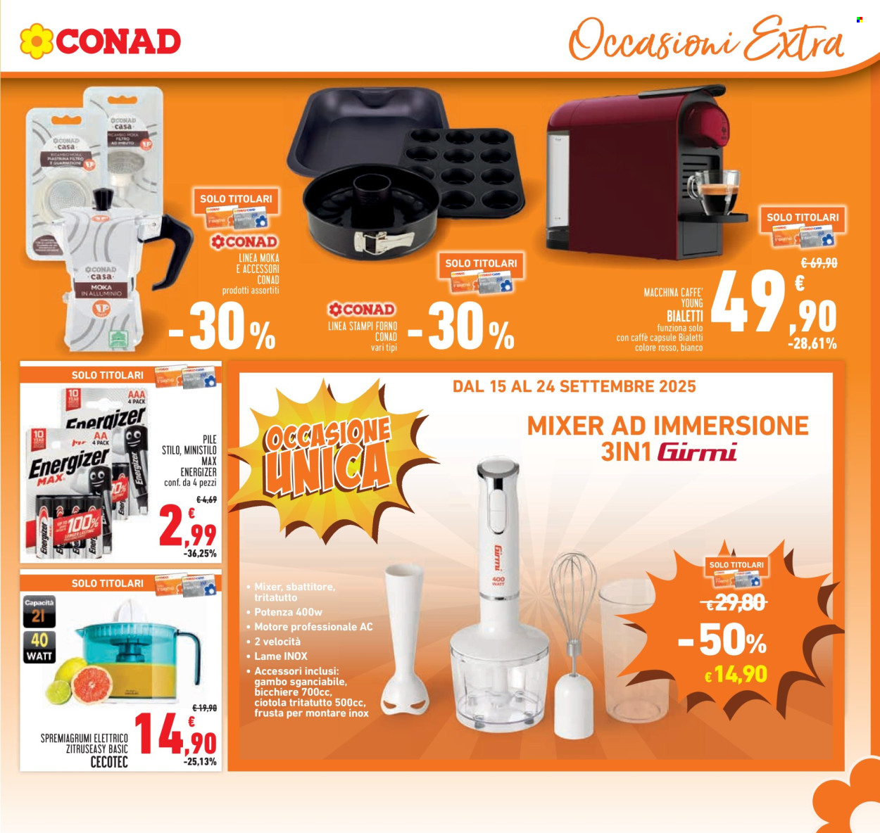 Volantino Conad - 11/9/2025 - 24/9/2025. Pagina 25