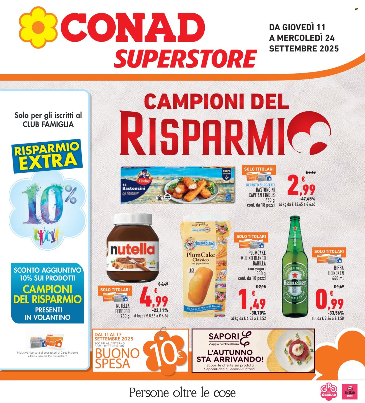 Volantino Conad Superstore - 11/9/2025 - 24/9/2025. Pagina 1
