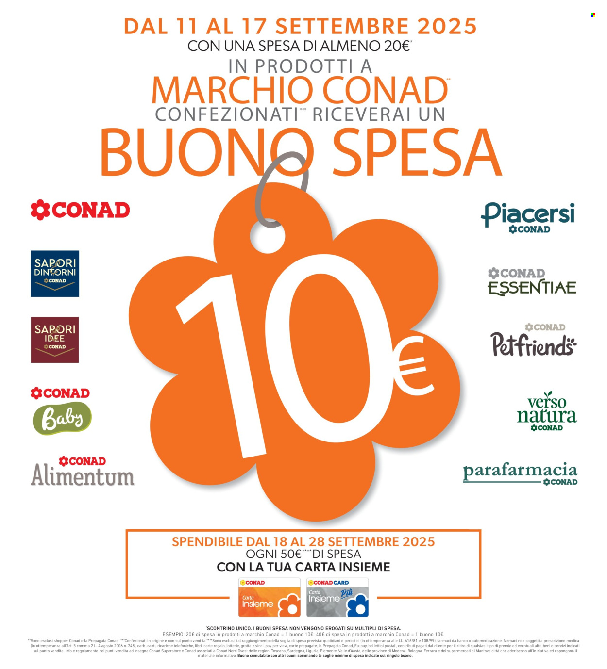 Volantino Conad Superstore - 11/9/2025 - 24/9/2025. Pagina 2