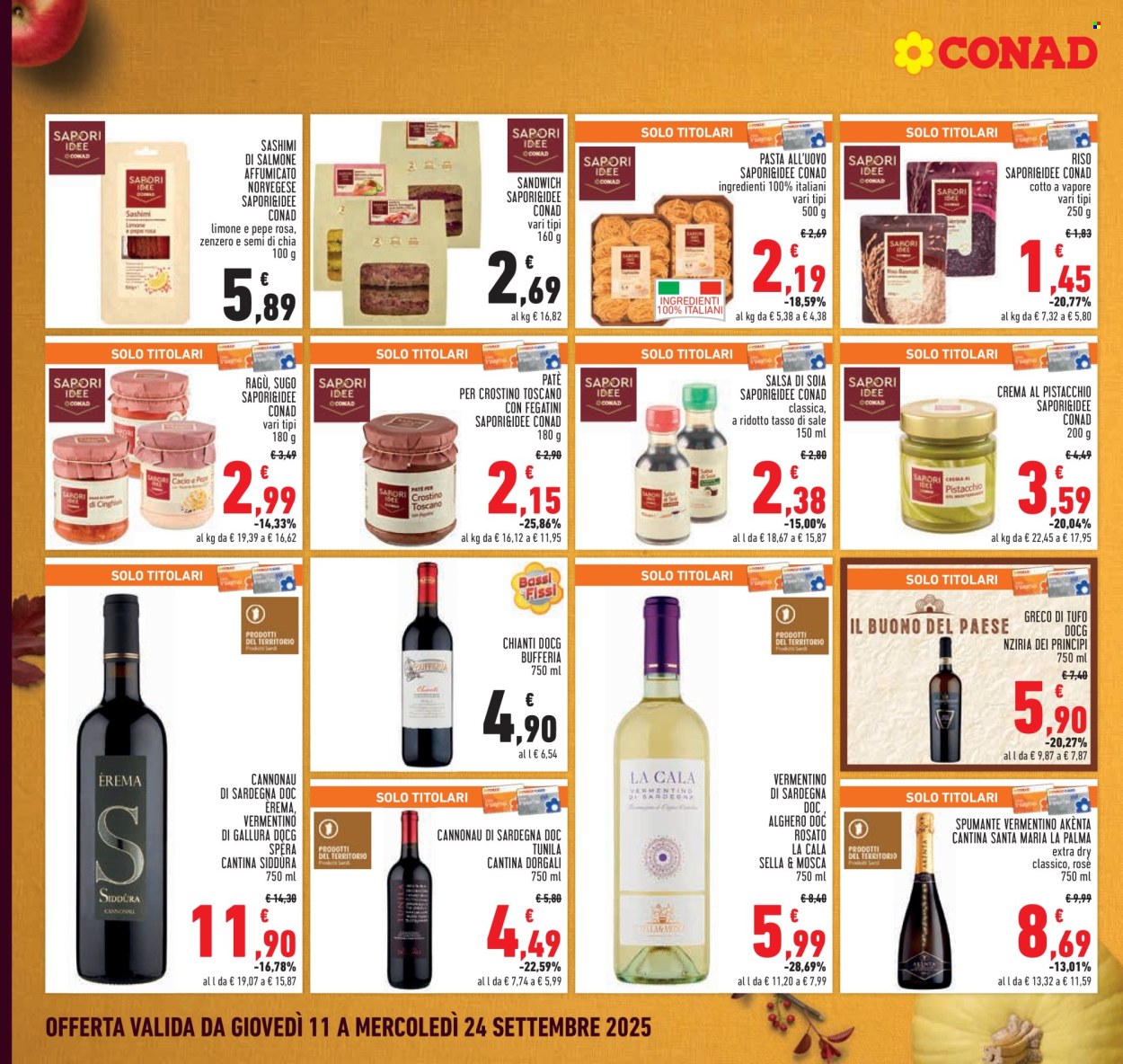 Volantino Conad - 11/9/2025 - 24/9/2025. Pagina 12