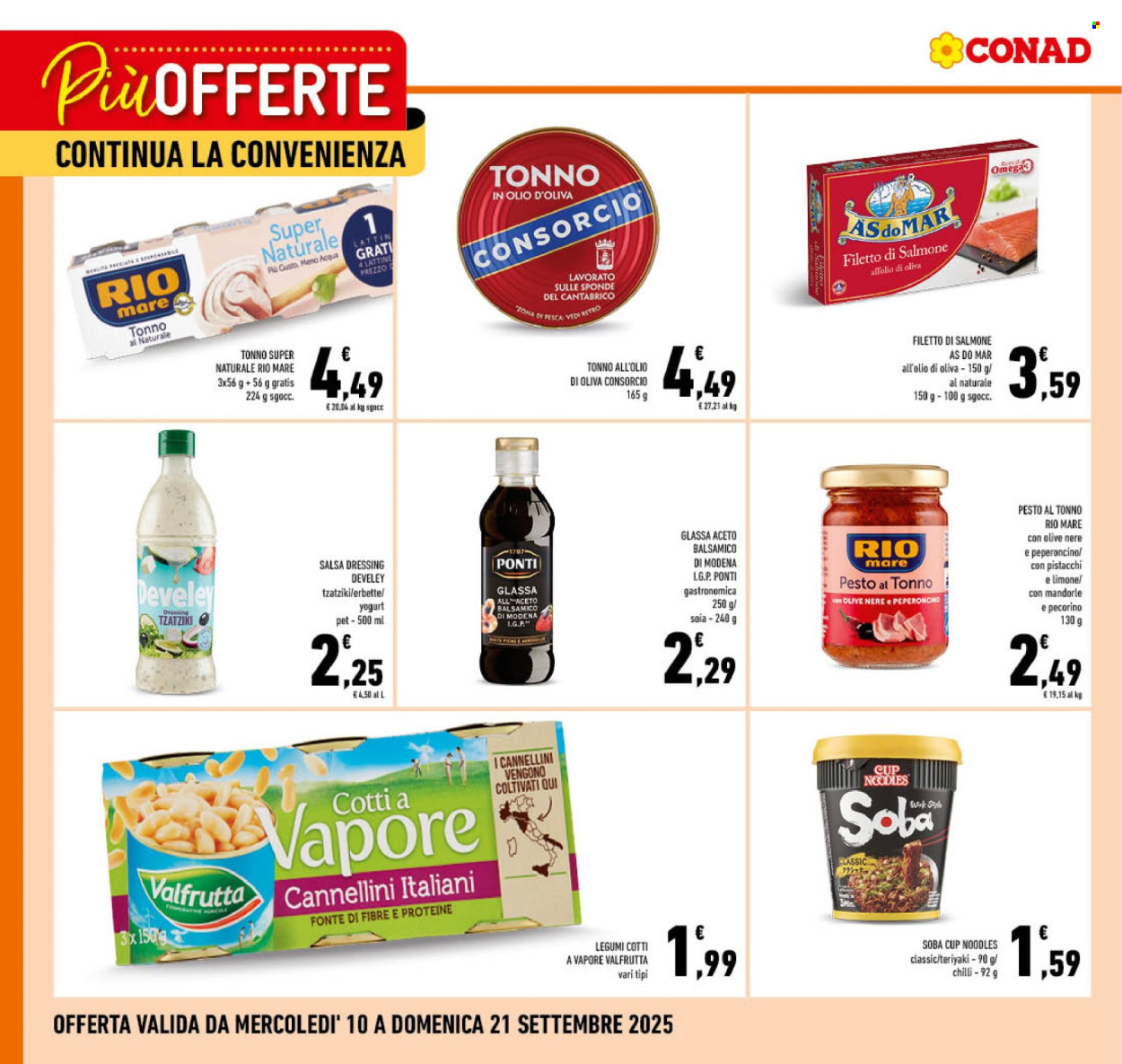 Volantino Conad - 10/9/2025 - 21/9/2025. Pagina 1