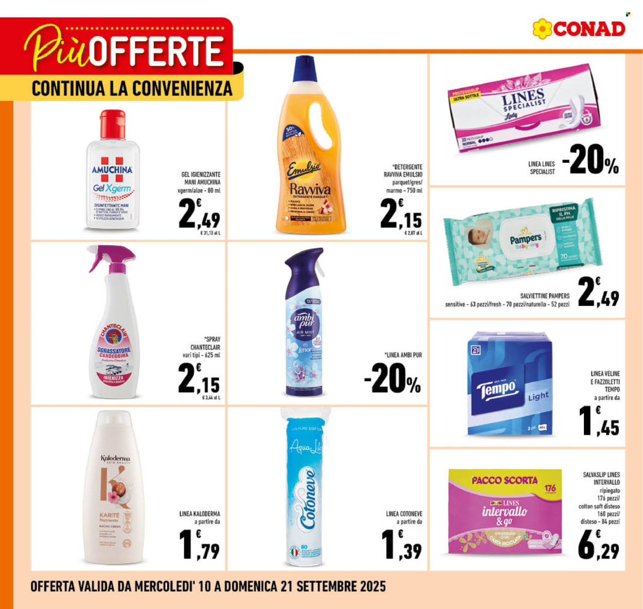 Volantino Conad - 10/9/2025 - 21/9/2025. Pagina 3