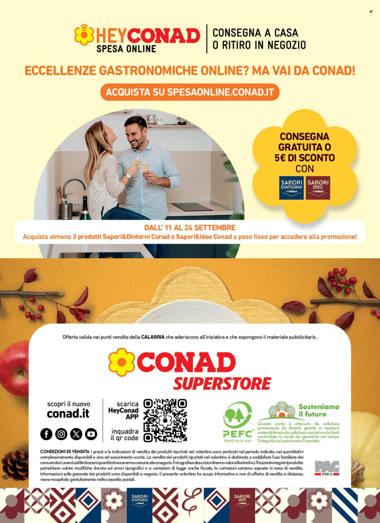 Volantino Conad Superstore - 10/9/2025 - 5/10/2025. Pagina 11