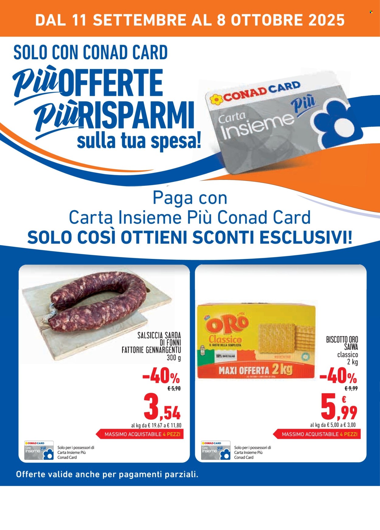 Volantino Conad - 11/9/2025 - 8/10/2025. Pagina 2