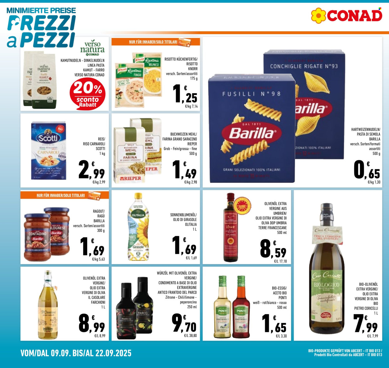 Volantino Conad - 9/9/2025 - 22/9/2025. Pagina 14