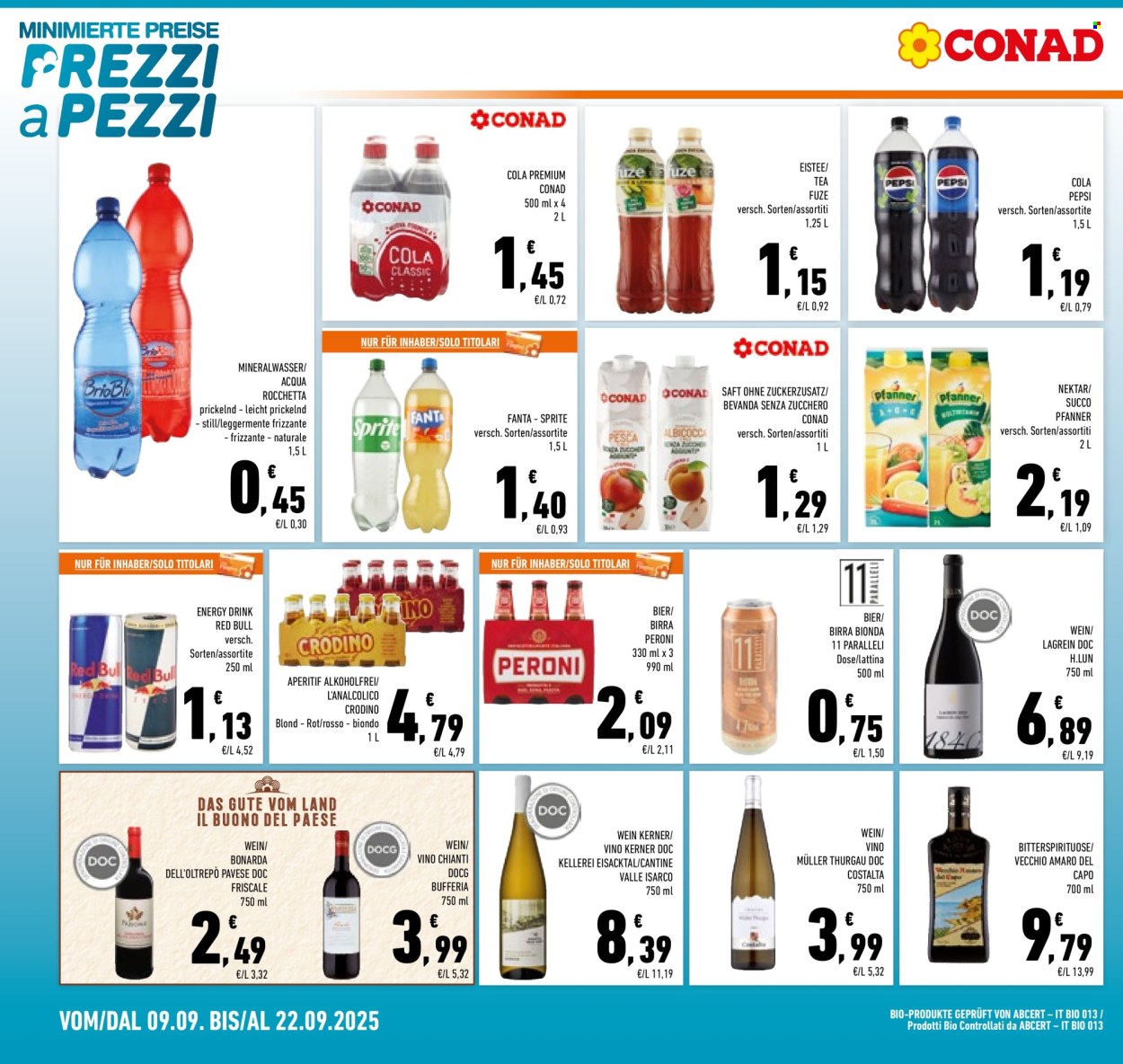 Volantino Conad - 9/9/2025 - 22/9/2025. Pagina 20
