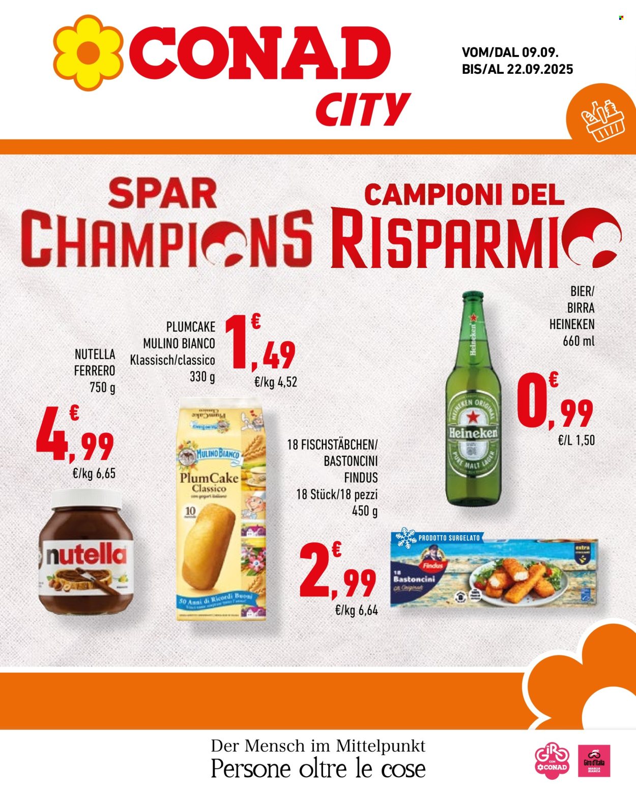 Volantino Conad City - 9/9/2025 - 22/9/2025. Pagina 1