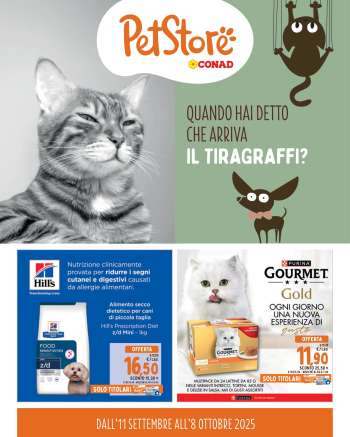 Volantino Pet Store Conad - 11/9/2025 - 8/10/2025.