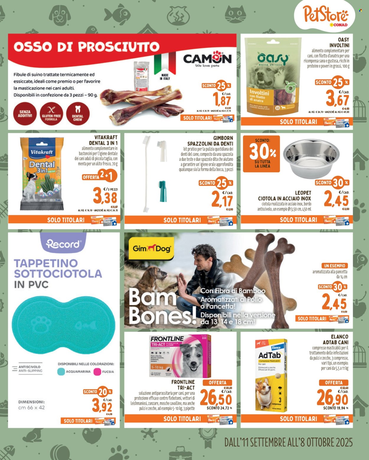 Volantino Pet Store Conad - 11/9/2025 - 8/10/2025. Pagina 3