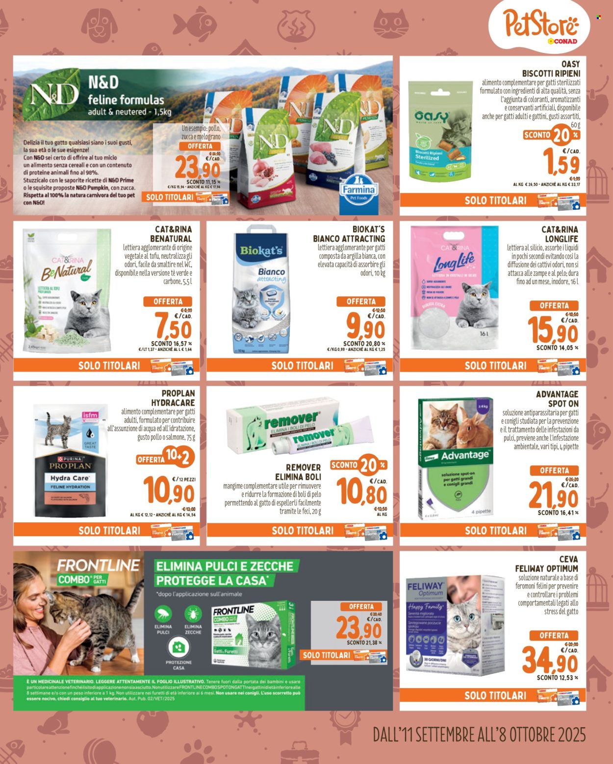 Volantino Pet Store Conad - 11/9/2025 - 8/10/2025. Pagina 5