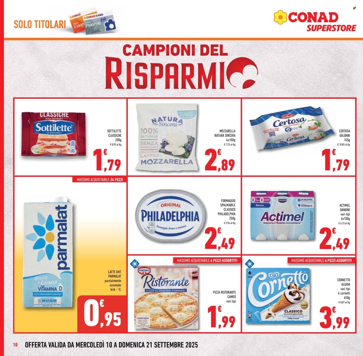 Volantino Conad Superstore - 10/9/2025 - 23/9/2025. Pagina 10