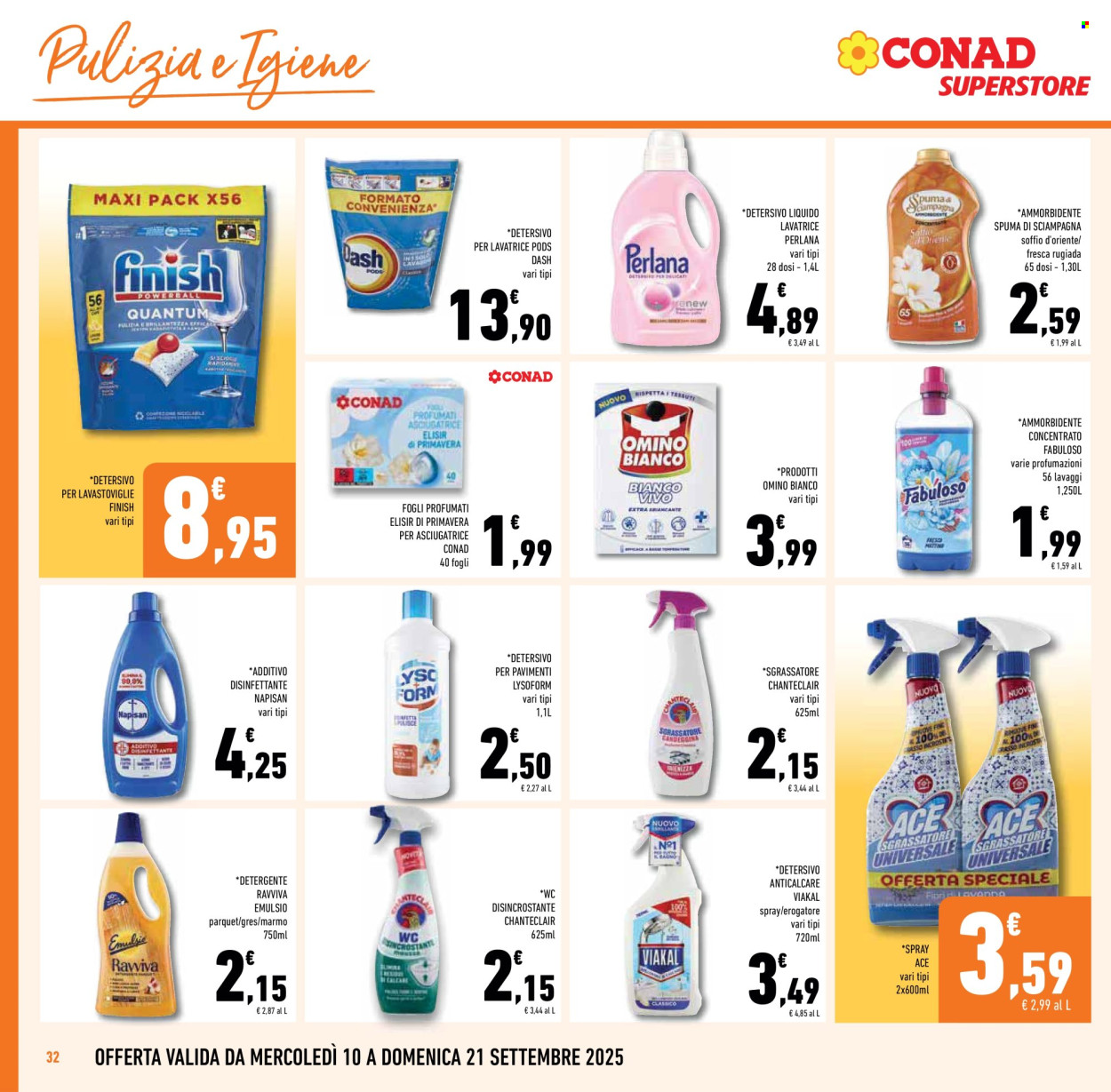 Volantino Conad Superstore - 10/9/2025 - 23/9/2025. Pagina 32