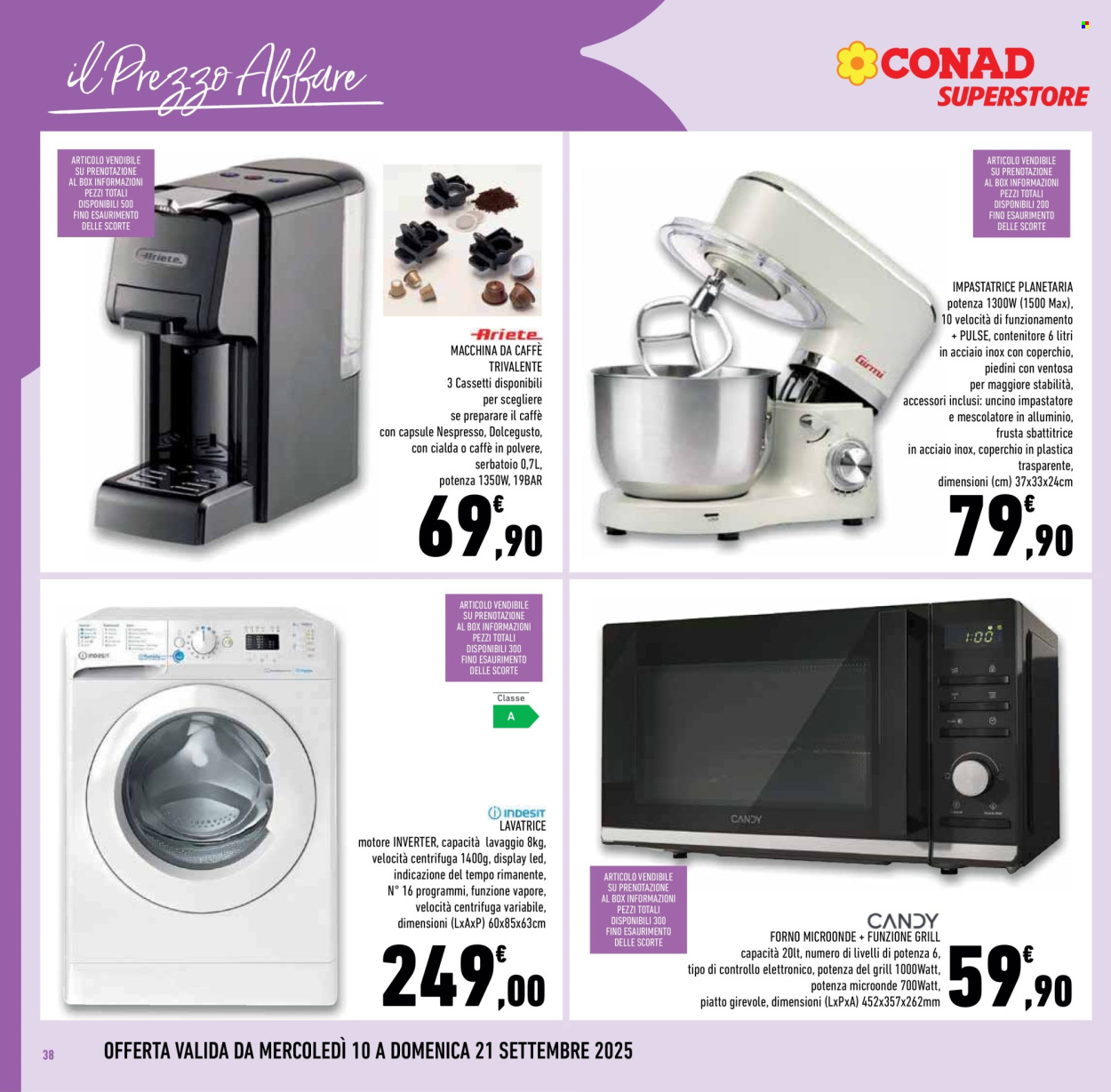 Volantino Conad Superstore - 10/9/2025 - 23/9/2025. Pagina 38