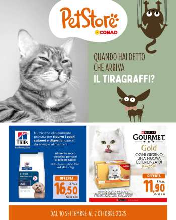 Volantino Pet Store Conad - 10/9/2025 - 7/10/2025.
