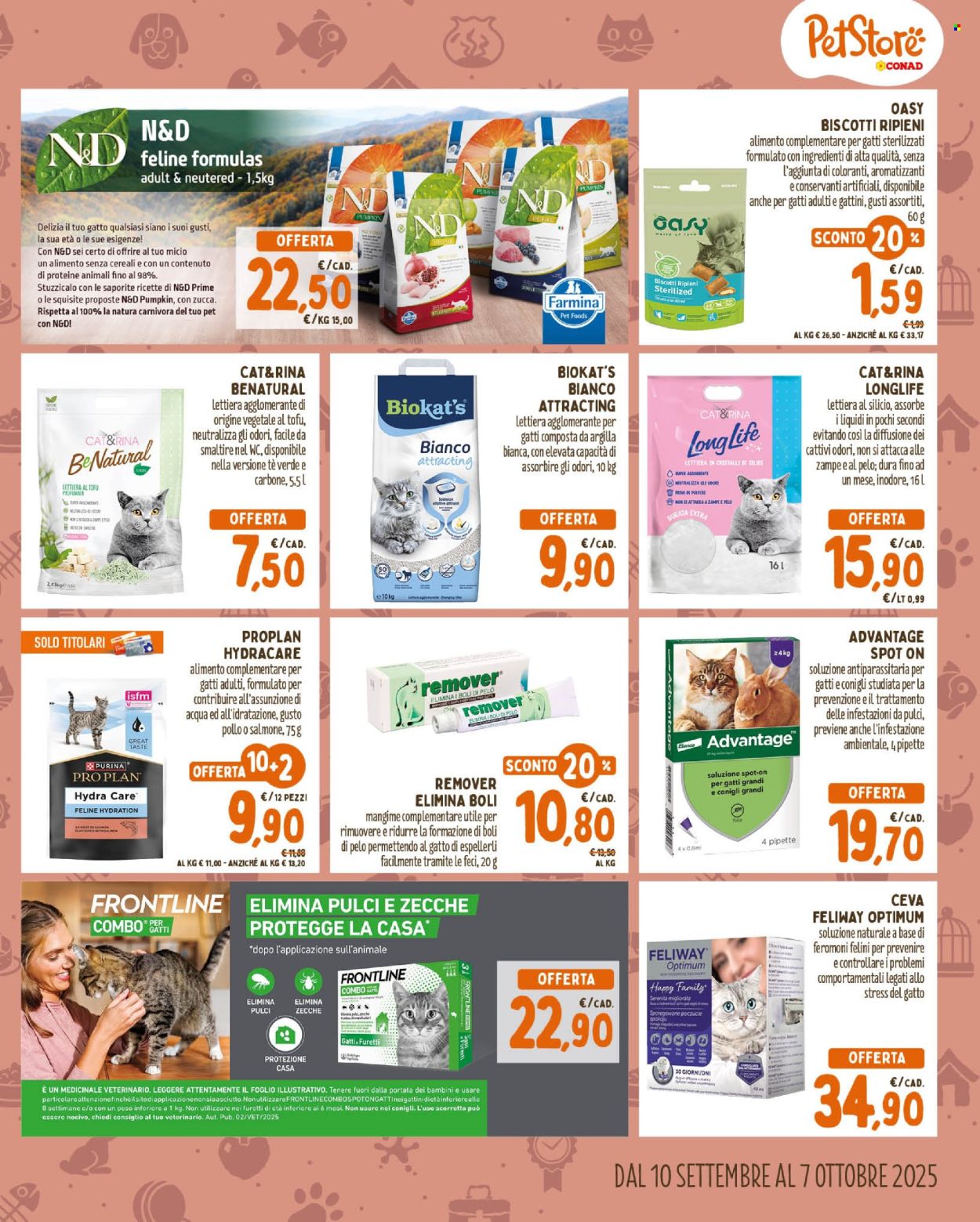 Volantino Pet Store Conad - 10/9/2025 - 7/10/2025. Pagina 5