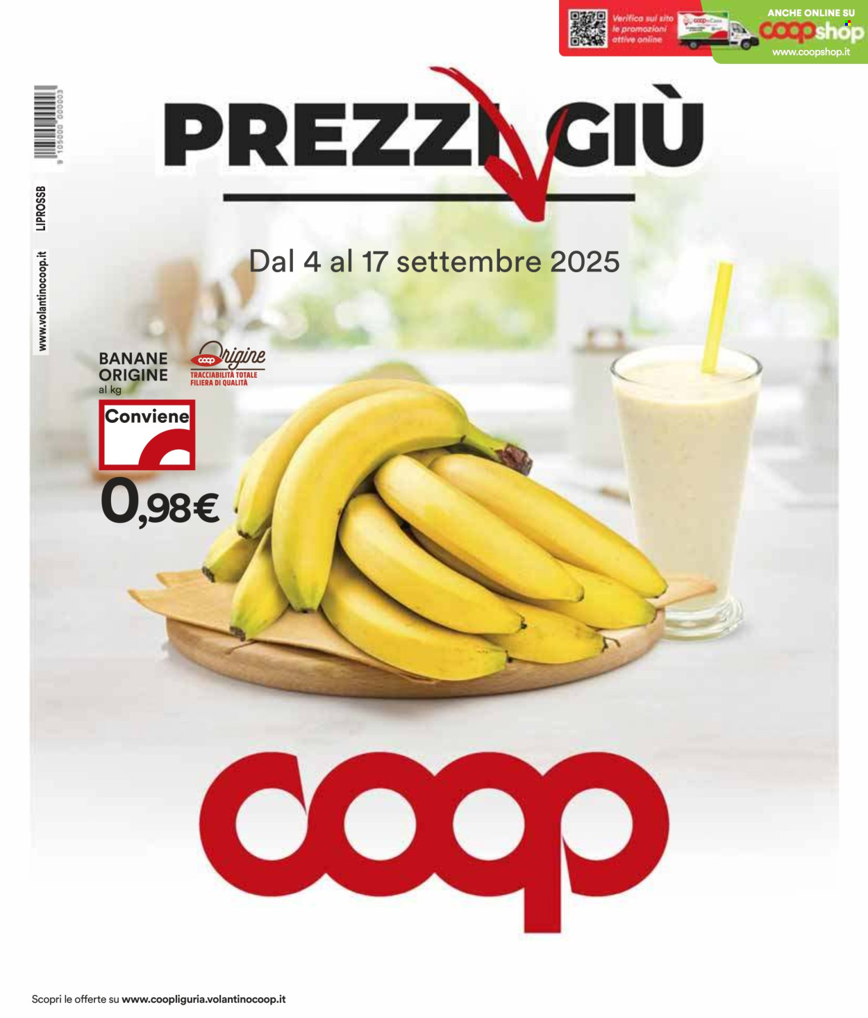 Volantino Coop - 4/9/2025 - 17/9/2025. Pagina 1